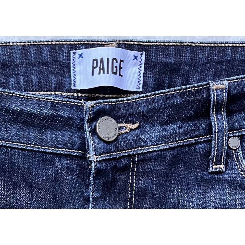 PAIGE Jimmy Jimmy Short Mid Rise Cuffed Denim Shorts in Remington Wash, Size 30 - Picture 10 of 16